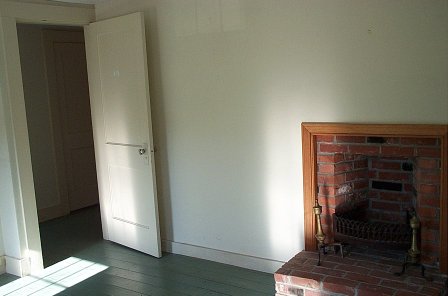 Bedroom fireplace