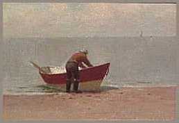 Preparing the Dory by Charles D. Cahoon, 1861 - 1951